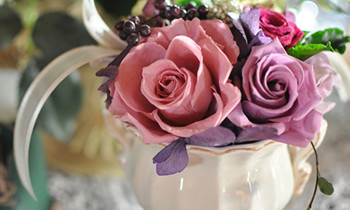 プリザーブドフラワー　造花　豪華　シック　大人　シャビー　おしゃれ　アンティーク　母の日