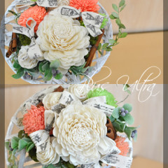 プリザーブドフラワー　造花　生花　レッスン　フラワーアレンジ　豪華　可愛い　手づくり