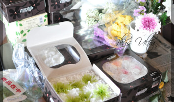 プリザーブドフラワー　仏花　お供え花　モダン　造花　ペット供養