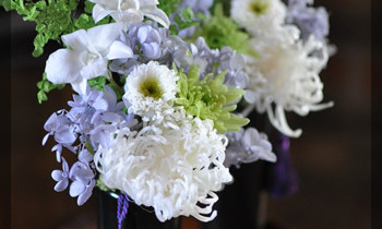 プリザーブドフラワー　仏花　お供え花　モダン　造花　ペット供養