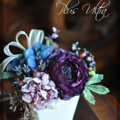 プリザーブドフラワー　カッコいい　可愛い　手づくり　シック　大人　シャビー　おしゃれ　アンティーク　造花