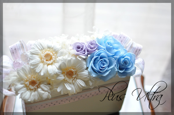 プリザーブドフラワー 結婚 プレゼント 豪華 上品 おしゃれ 可愛い サムシングブルー