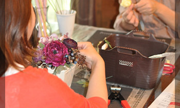 プリザーブドフラワー　カッコいい　可愛い　手づくり　シック　大人　シャビー　おしゃれ　アンティーク　造花