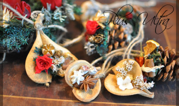 プリザ　プリザーブドフラワー　リース　クリスマス　可愛い