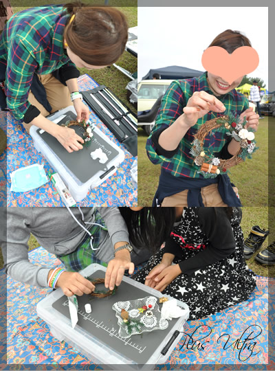 プリザ　プリザーブドフラワー　ドライ　プチ　小さい　可愛い　クリスマスリース