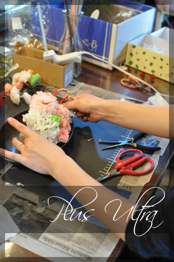 お正月飾り プリザ プリザーブドフラワー 菊