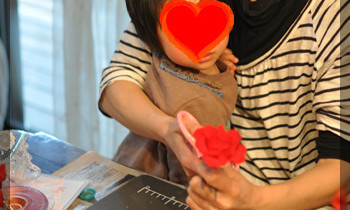 プリザ　プリザーブドフラワー　壁掛け　可愛い　手づくり　おしゃれ