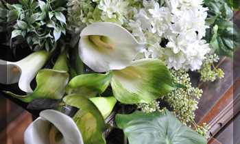 プリザ　プリザーブドフラワー　造花　レッスン　フラワーアレンジ　豪華