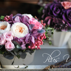 プリザ　プリザーブドフラワー　プレゼント　豪華　可愛い　手づくり　シック　大人　おしゃれ