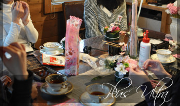 プリザ　プリザーブドフラワー　造花　レッスン　フラワーアレンジ　可愛い　手づくり