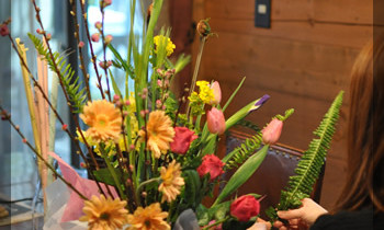 プリザ　プリザーブドフラワー　造花　レッスン　フラワーアレンジ　可愛い　手づくり