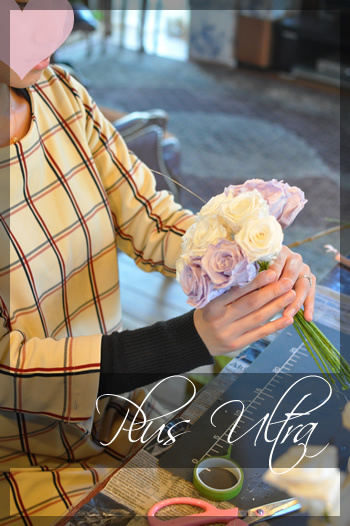 プリザ　プリザーブドフラワー　ウェディングブーケ　 豪華 　ラウンドブーケ