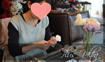 プリザ　プリザーブドフラワー　ウェディングブーケ　キャスケードブーケ　手作り