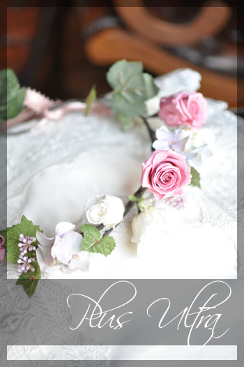 プリザ プリザーブドフラワー 花冠 ウェディング 可愛い 手作り