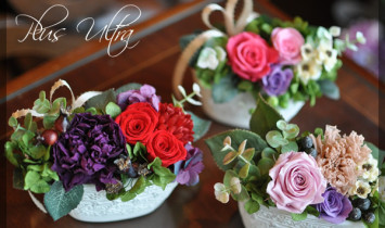 プリザ　プリザーブドフラワー　母の日　プレゼント　豪華　可愛い　手づくり