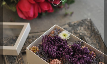 プリザ　プリザーブドフラワー　仏花　お供え花　モダン　造花　ペット供養