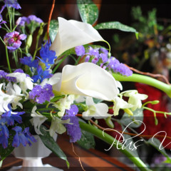 プリザ　プリザーブドフラワー　造花　レッスン　フラワーアレンジ　豪華　可愛い　手づくり