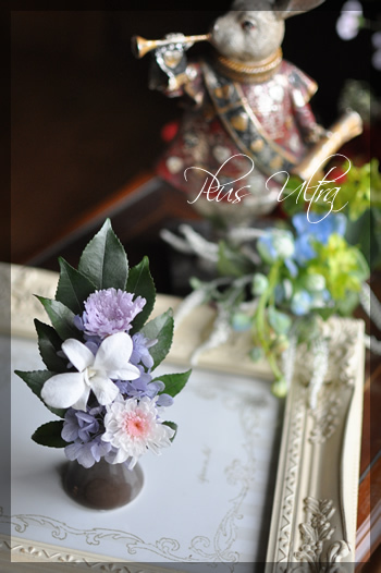 プリザ　プリザーブドフラワー　仏花　お供え花　モダン　造花　ペット供養