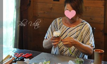 造花　ウェディング　 ブーケ 白　ピンク　薔薇　トスブーケ