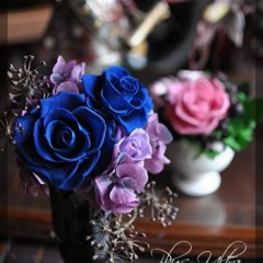 プリザ プリザーブドフラワー フラワーアレンジ 豪華 手づくり