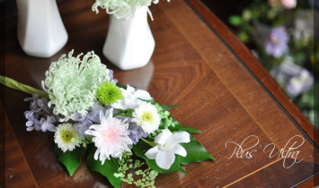 プリザ　プリザーブドフラワー　仏花　お供え花　モダン　造花　ペット供養