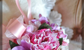 造花　ボールブーケ　七五三　ウェディング