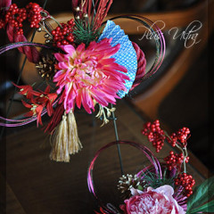 造花 しめ縄 ごぼう〆 お正月 豪華 手作り お飾り