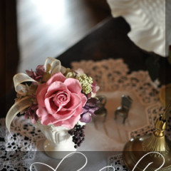 プリザーブドフラワー　造花　可愛い　おしゃれ　母の日　プレゼント　一輪アレンジ　小さい　プチ