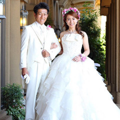 造花　花冠　花嫁さま　リストブーケ　リストレット　ピンク　可愛い