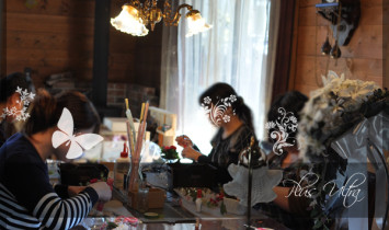 プリザ　プリザーブドフラワー　レッスン　フラワーアレンジ　　可愛い