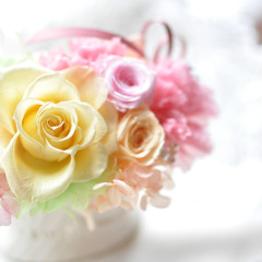 プリザーブドフラワー　造花　可愛い　上品　おしゃれ　アンティーク　母の日