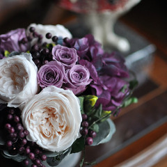 プリザーブドフラワー　造花　豪華　シック　大人　シャビー　おしゃれ　アンティーク　母の日