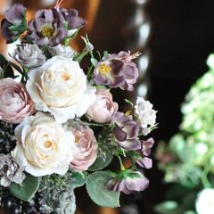 造花　豪華　アンティーク　アイアン　シャビー　シック　大人　おしゃれ　玄関　大型　レンタル　企業