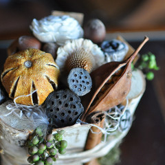 プリザーブドフラワー　造花　レッスン　ドライフラワー　秋　ハロウィン