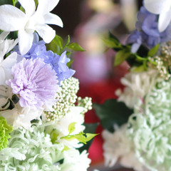 フューネラルフラワー　仏花　お供え　ペット供養　プリザーブドフラワー　造花　洗練された　モダン　デザイン　インテリア　汚れない　小さい