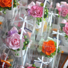 プリザ　プリザーブドフラワー　オーダー　フラワーアレンジ　ミニアレンジ　プリアレンジ　プレゼント　可愛い