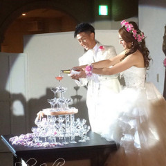 造花　ピンク　花冠