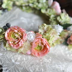 造花　ウェディングブーケ　リストレット　花冠　フォトウェディング