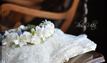 造花　ウェディングブーケ　リストレット　花冠　ナチュラル