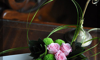 プリザ　プリザーブドフラワー　資格コース　和　菊