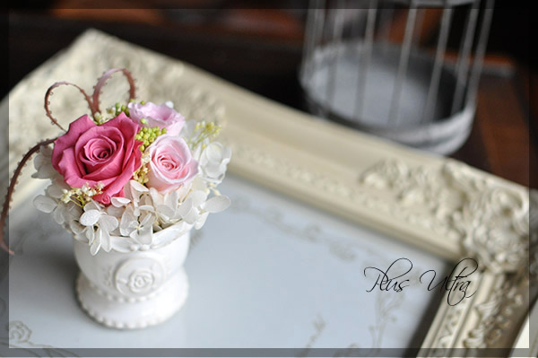 プリザ　プリザーブドフラワー　母の日　オーダー　フラワーアレンジ　　プリアレンジ　プレゼント　可愛い