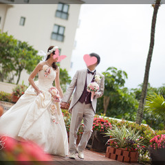 プリザ　プリザーブドフラワー　ウェディングブーケ　ラウンド　ピンク　ナチュラル　オールドローズ