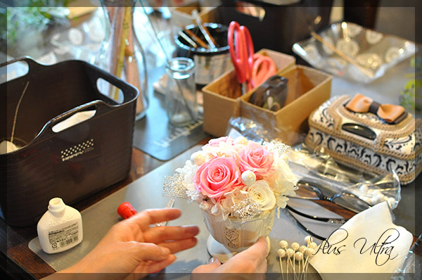 プリザ プリザーブドフラワー フラワーアレンジ プリアレンジ プレゼント 可愛い