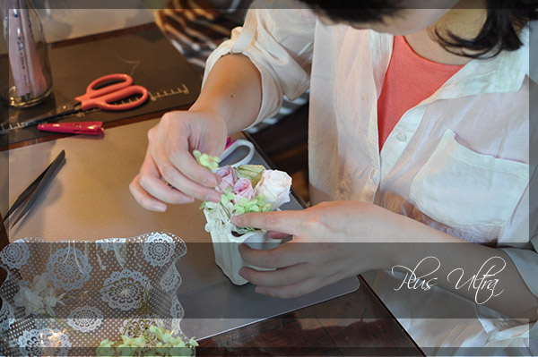 プリザ　プリザーブドフラワー　　オーダー　フラワーアレンジ　　プリアレンジ　プレゼント　可愛い