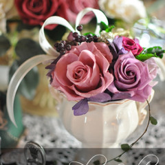 プリザーブドフラワー　造花　豪華　シック　大人　シャビー　おしゃれ　アンティーク　母の日