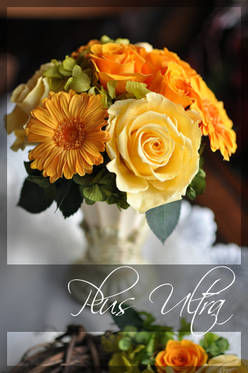 プリザ　プリザーブドフラワー　壁掛け　可愛い　手づくり　おしゃれ　黄色