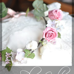 プリザ　プリザーブドフラワー　花冠　ウェディング　可愛い　 手作り