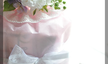 造花ブーケ　おむつケーキ　ダイパーケーキ　セレブ