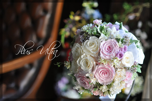 プリザ プリザーブドフラワー ウェディングブーケ 造花 可愛い プレゼント 豪華 上品 おしゃれ