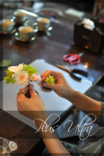 プリザ　プリザーブドフラワー　七五三　ヘッドパーツ